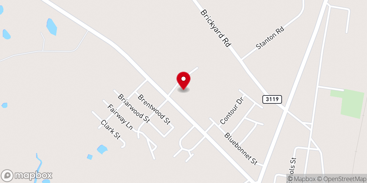 Map showing location of Northcrest Church of Christ