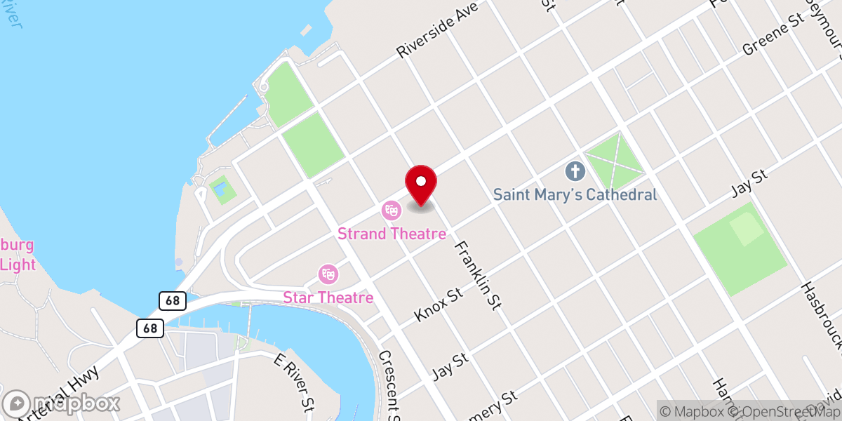 Map showing location of Northern New York Presbytery