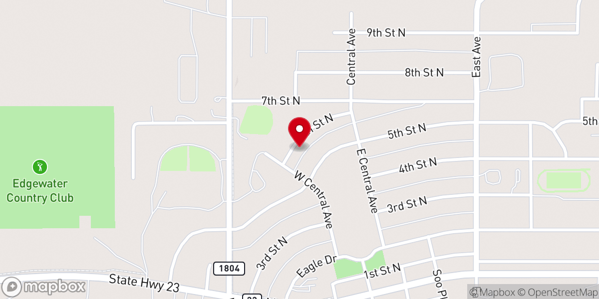 Map showing location of Northern Plains Conference, United Church of Christ