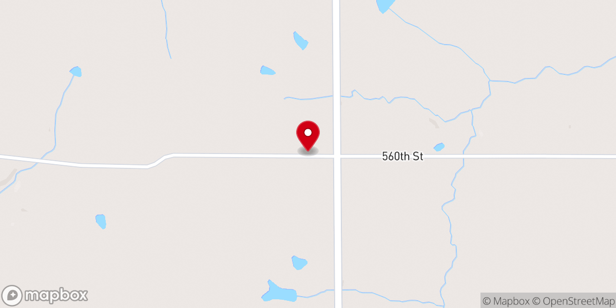 Map showing location of Norwood Church