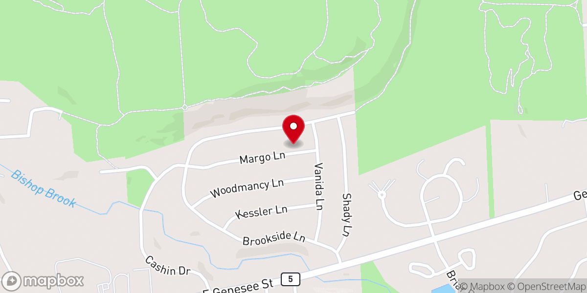 Map showing location of Oaks-Lee Leon B