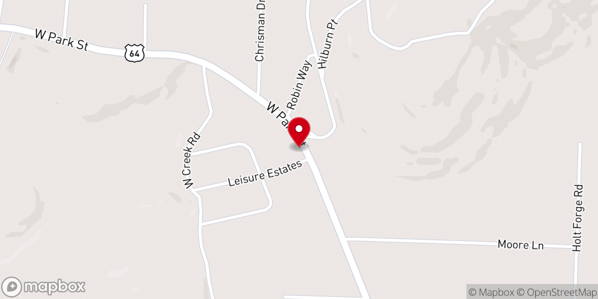 Map showing location of Old Country Church