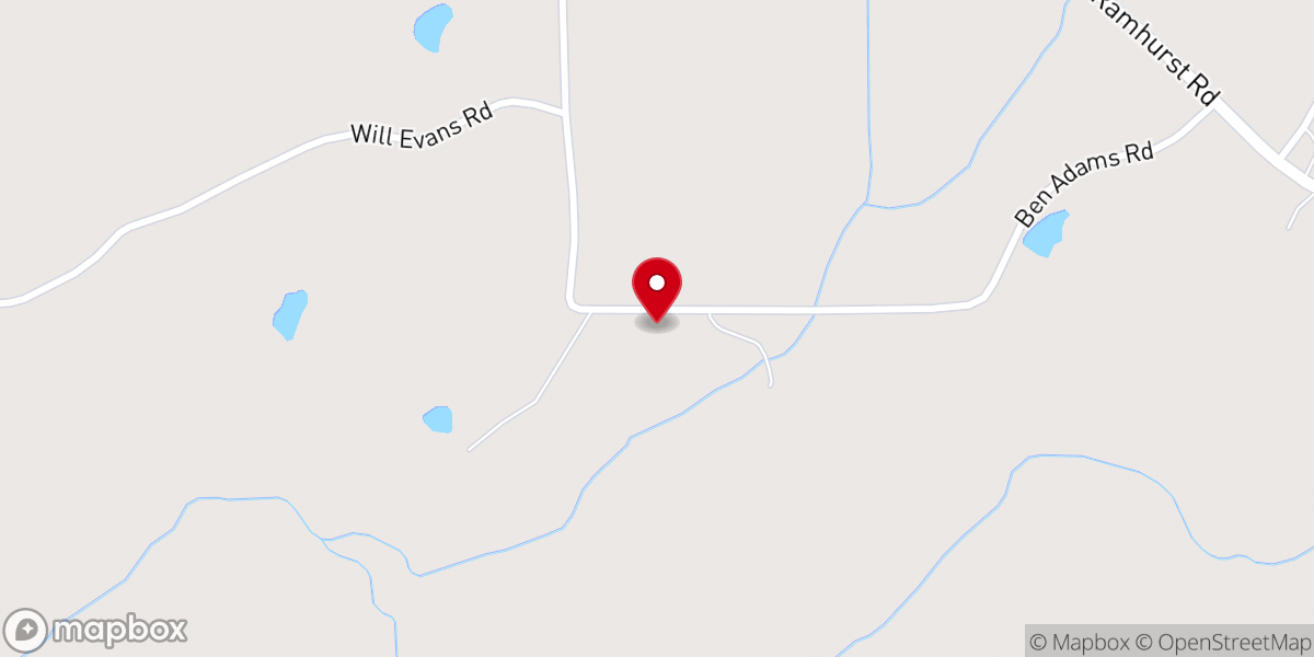 Map showing location of Old Fashion Baptist Church