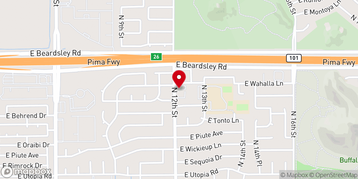 Map showing location of One Truth Church