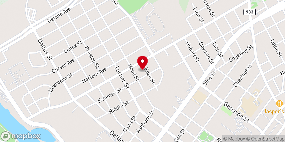 Map showing location of Open Door COGIC