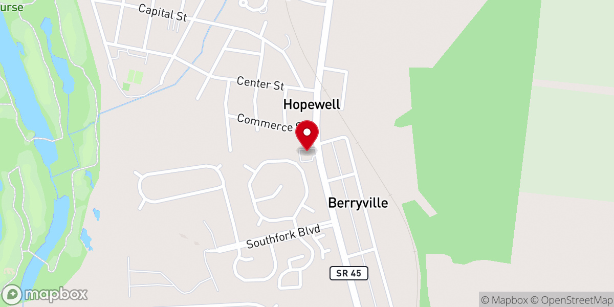 Map showing location of Original Christ Temple Church