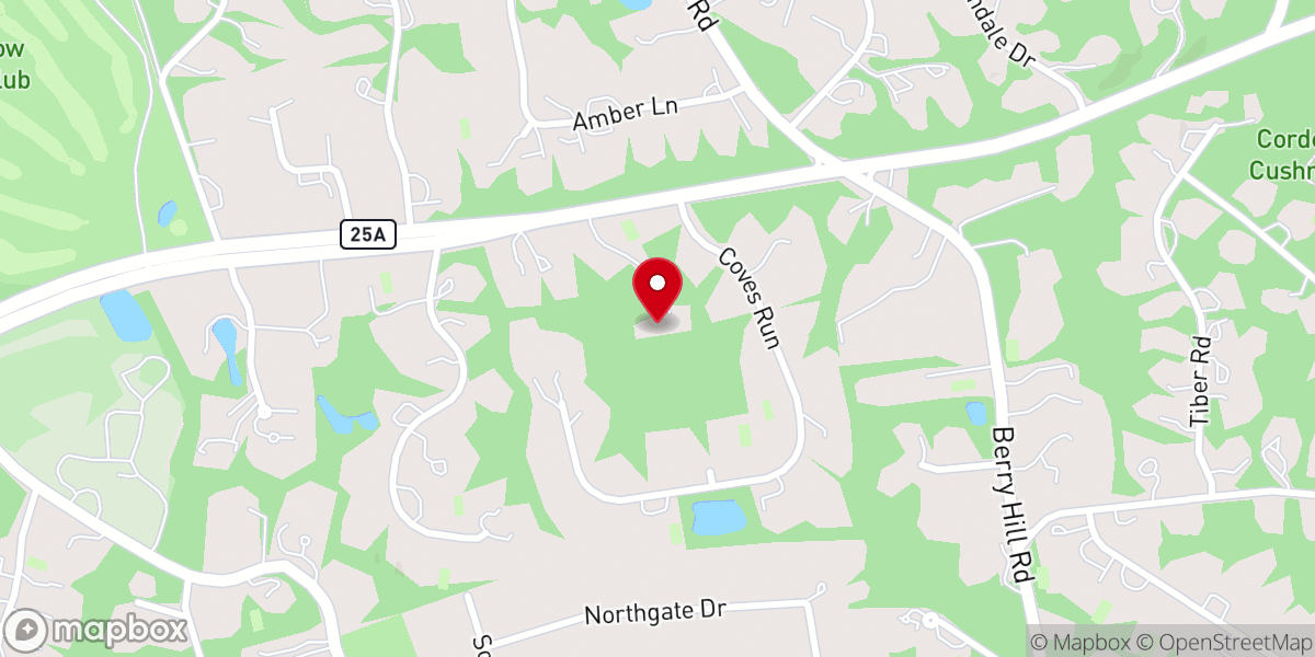 Map showing location of Orthodox Church In America - Central Administration