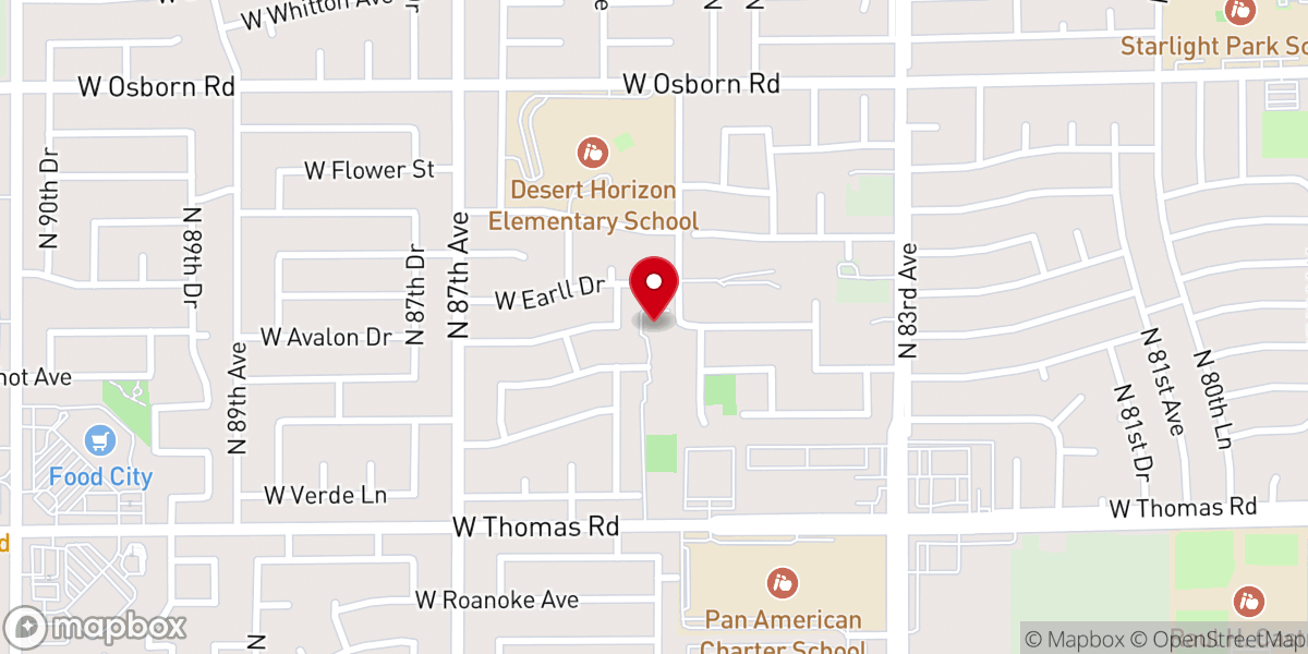 Map showing location of Our Lady of Guadalupe Monastery