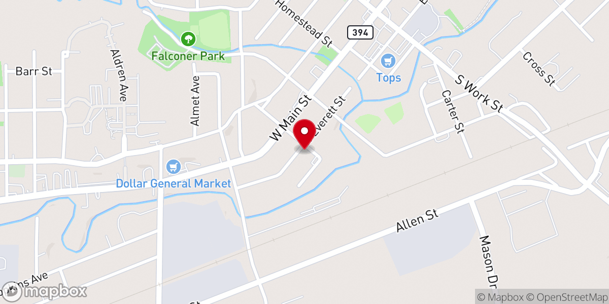 Map showing location of Our Lady of Loreto Parish