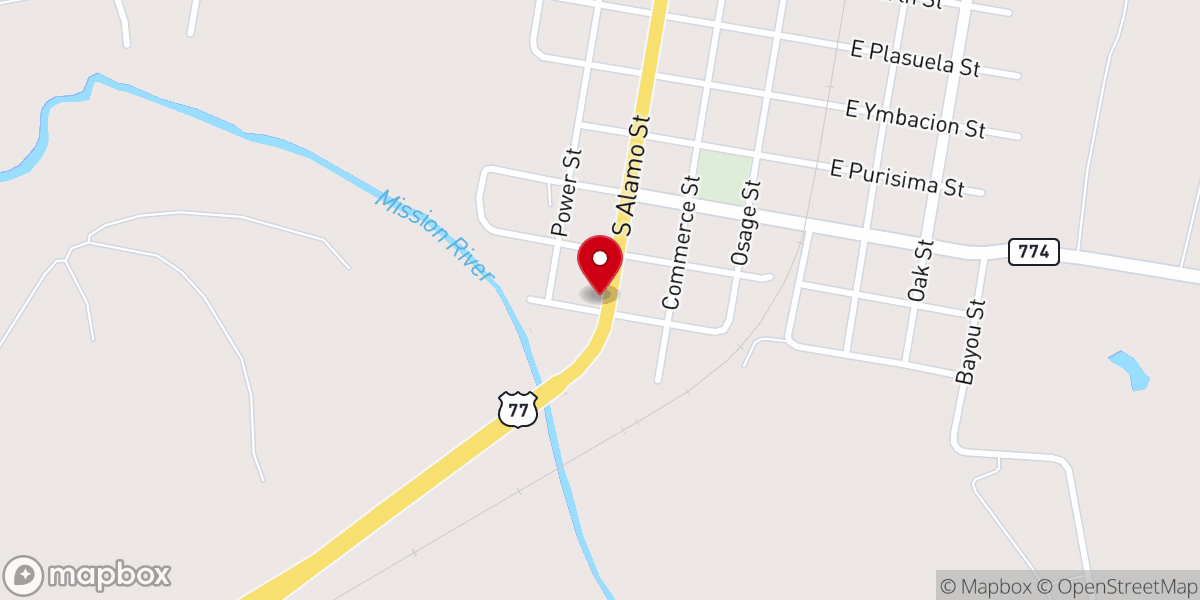 Map showing location of Our Lady of Refuge Catholic Church (OLR/St Therese/ St James)