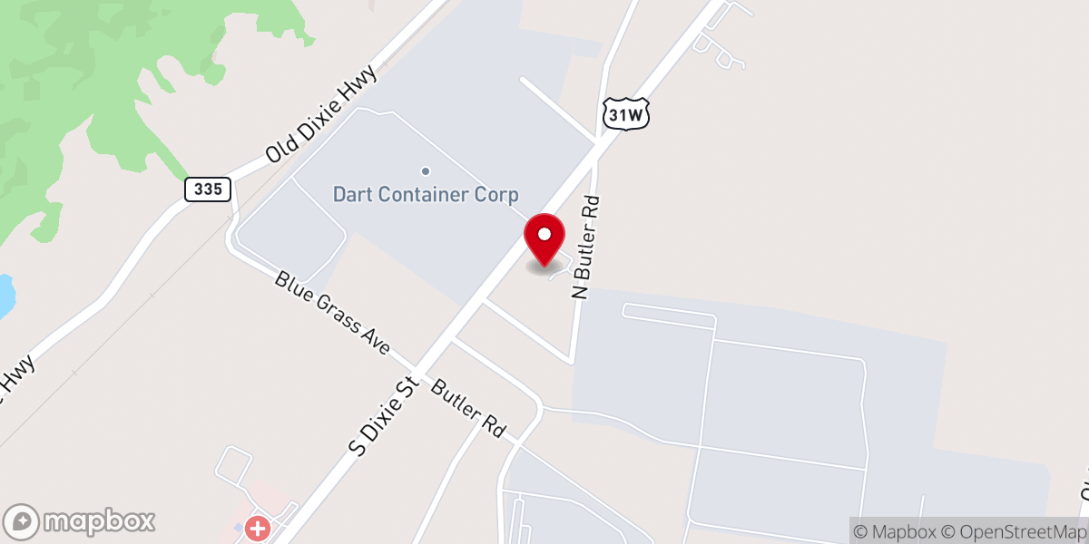 Map showing location of Our Lady of the Caves Church