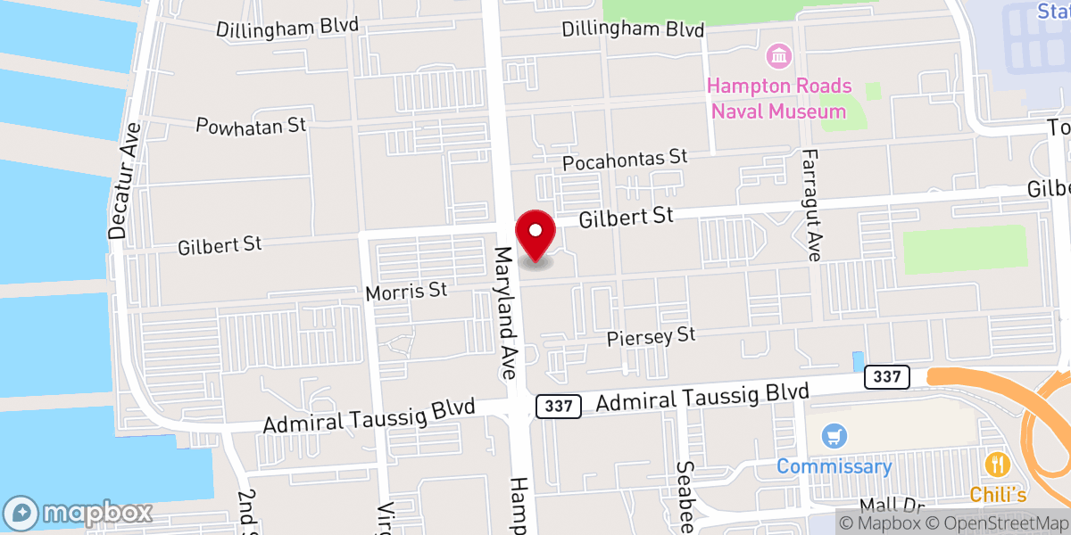 Map showing location of Our Lady of Victory Roman Catholic Church
