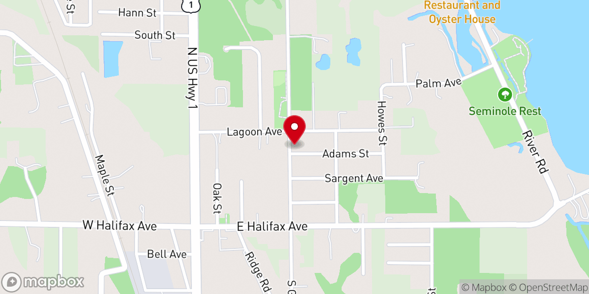 Map showing location of P.H.C. Upper Room Chapel Mission