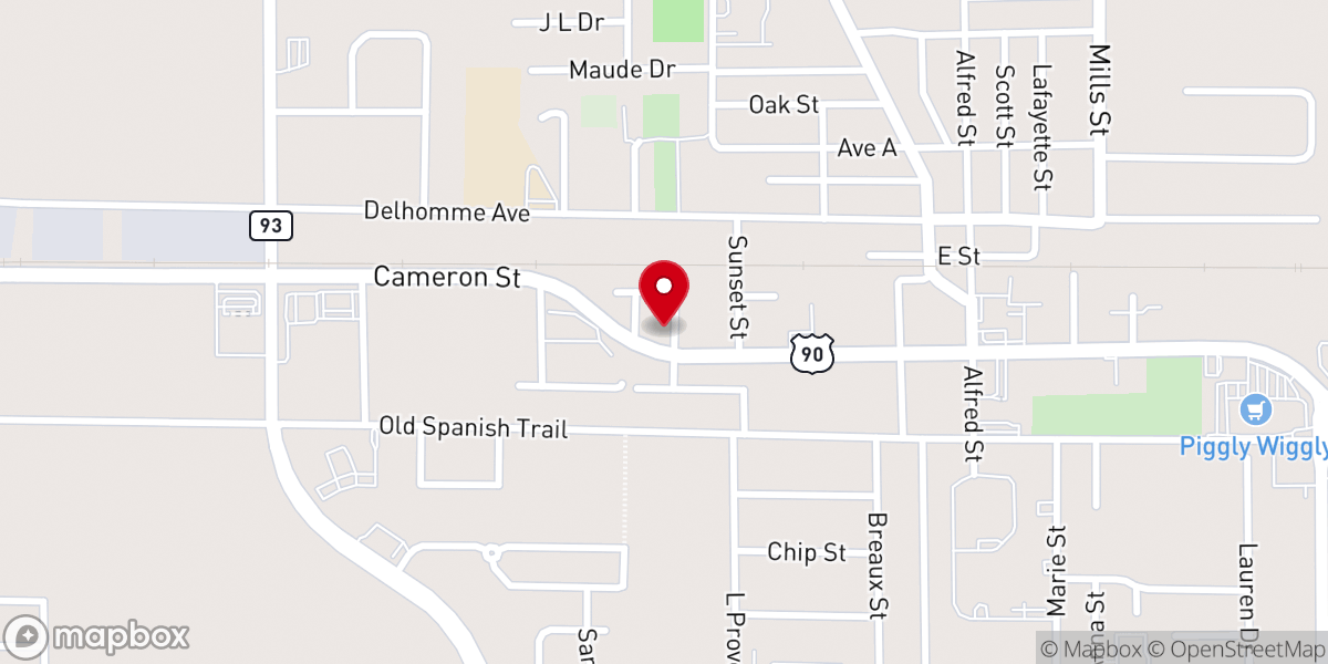 Map showing location of Parish Physical Therapy