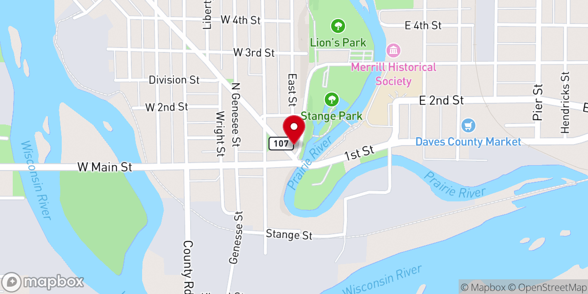 Map showing location of Park City Baptist Church
