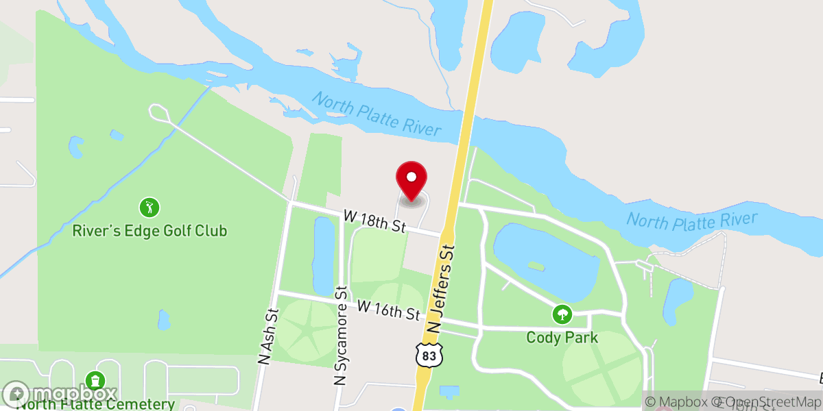 Map showing location of Parkview Community Church