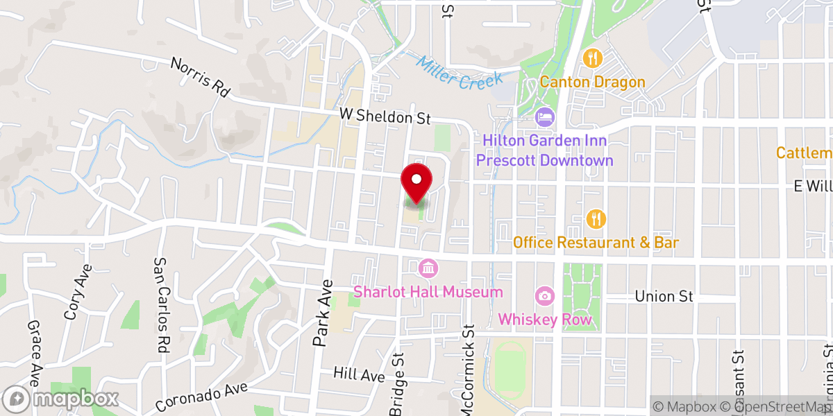 Map showing location of Parroquia Sagrado Corazon