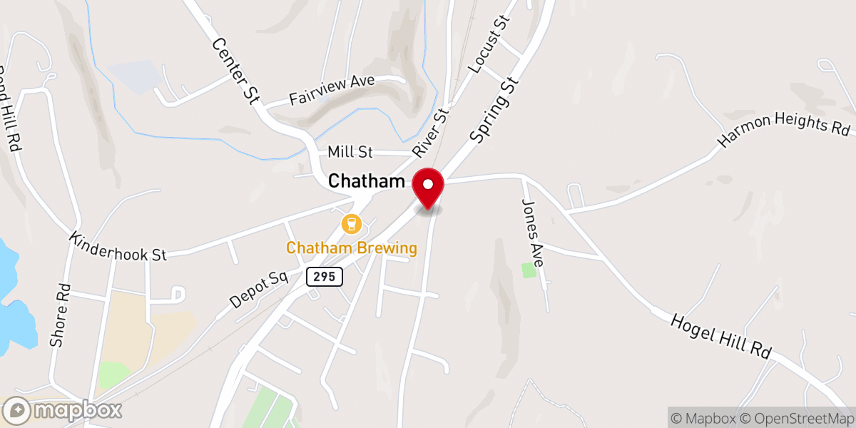 Map showing location of Payne Ame Church