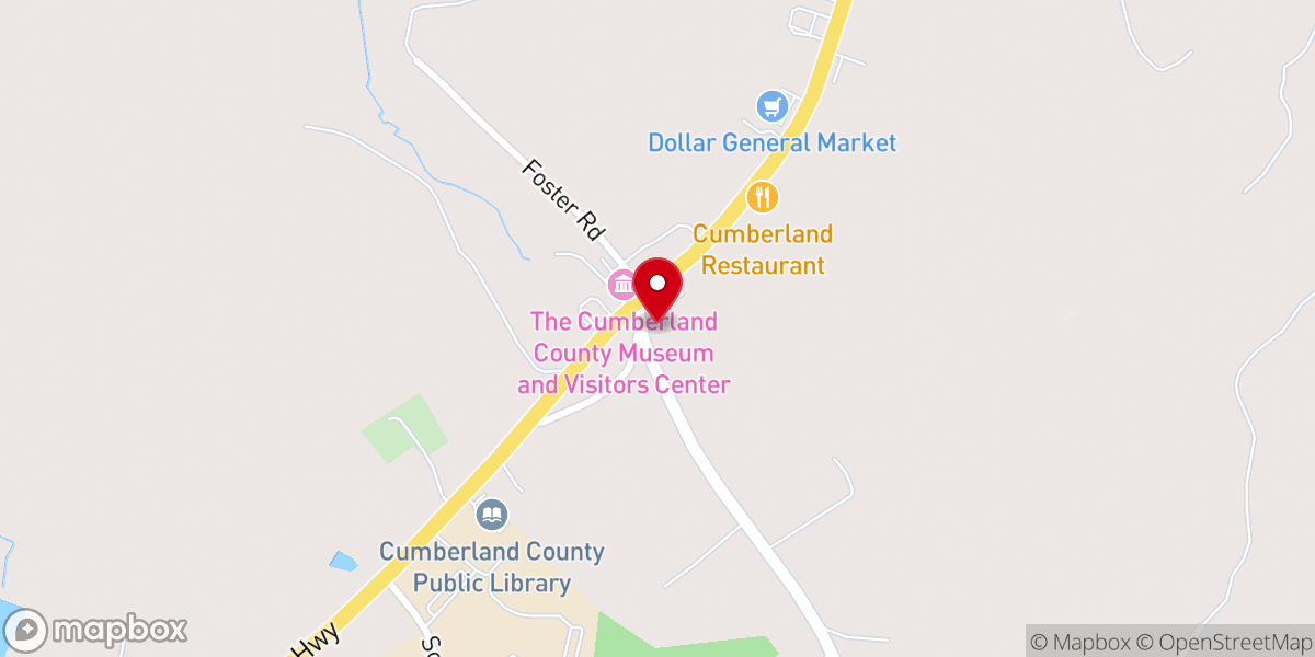 Map showing location of Payne Memorial Methodist Church