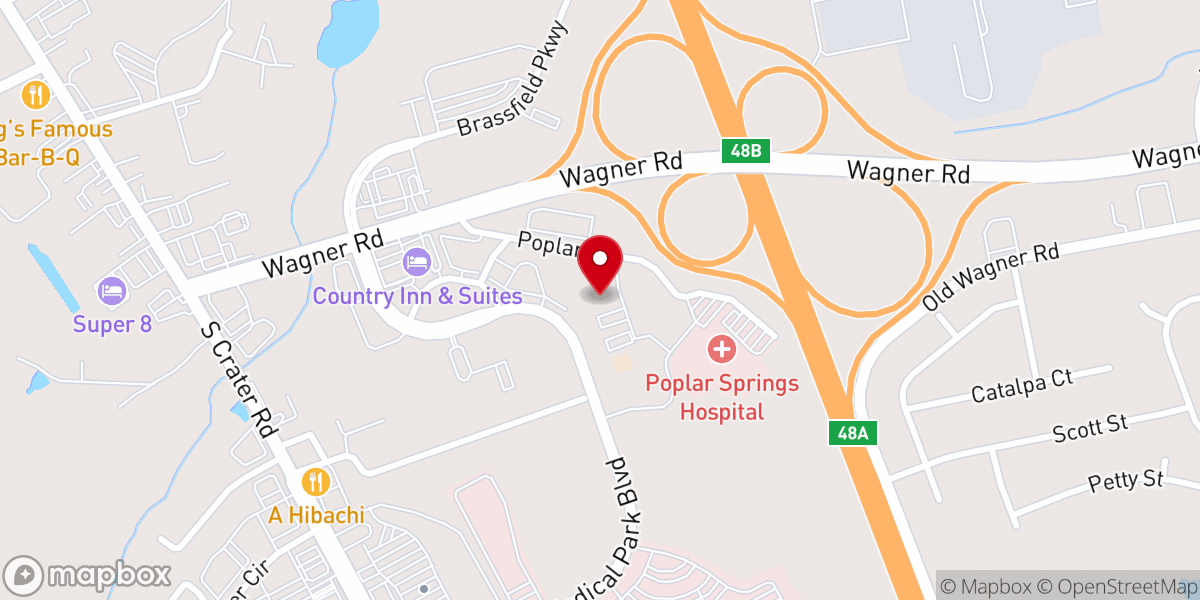 Map showing location of Petersburg SDA Church