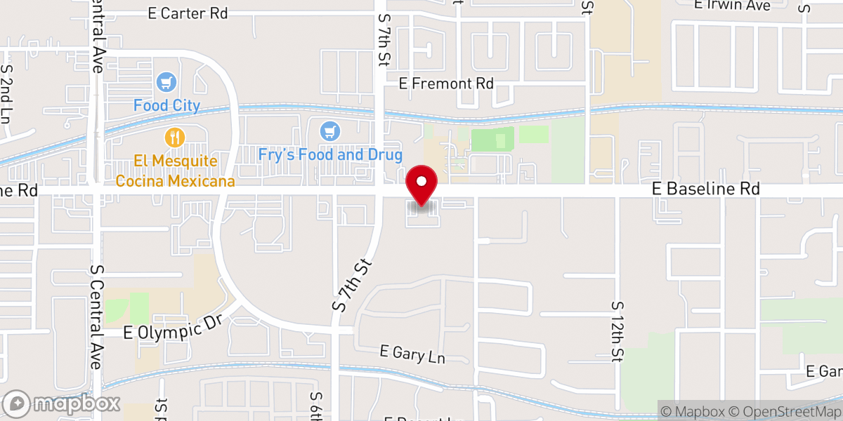 Map showing location of Phoenix First Apostolic Church