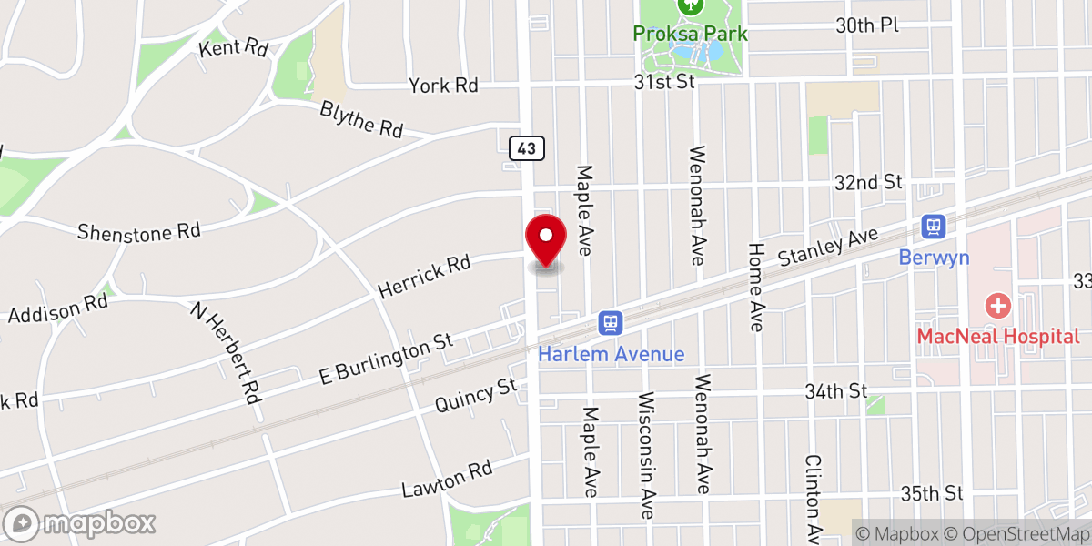 Map showing location of Pierre's Banquet