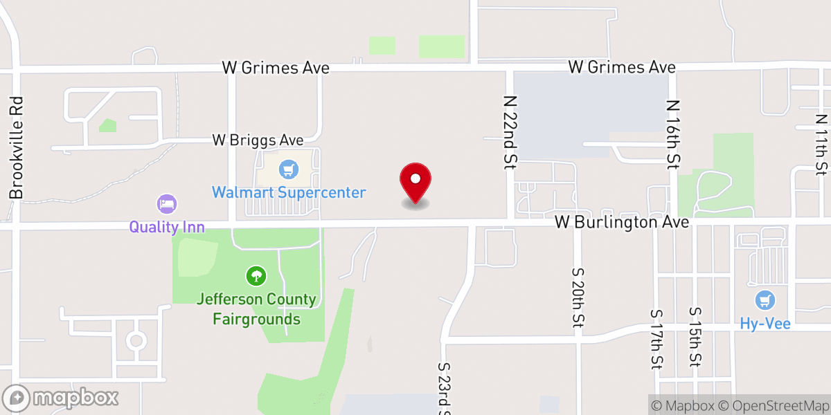 Map showing location of Pizza Hut
