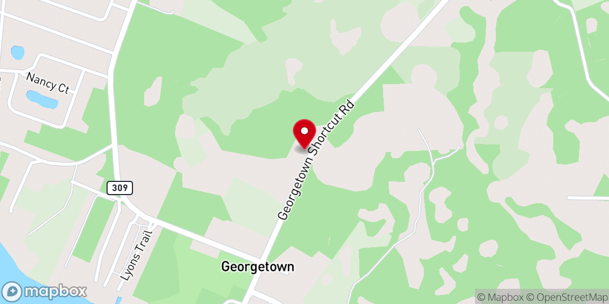 Map showing location of Pleasant Grove AME Church