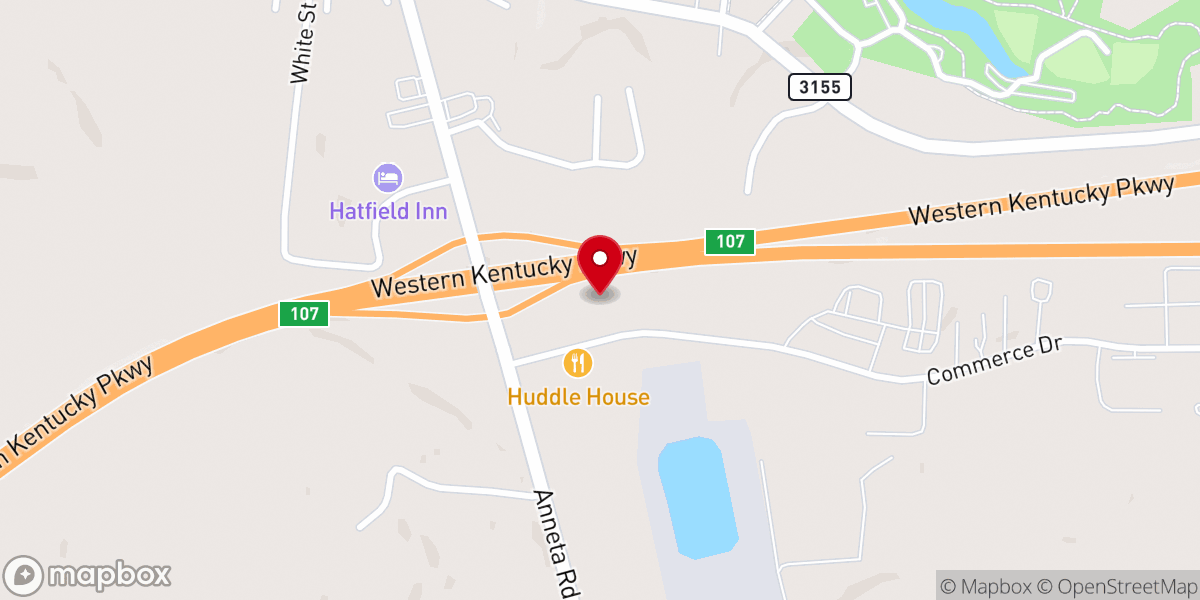 Map showing location of Potter's Hope Ministries