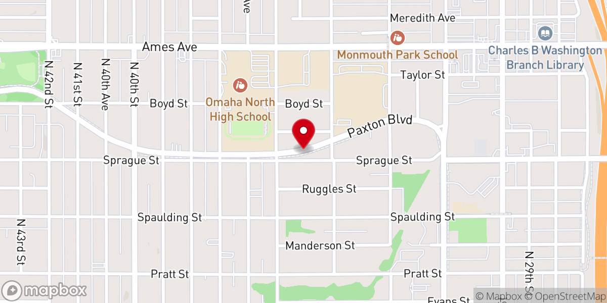 Map showing location of Power House Church Inc