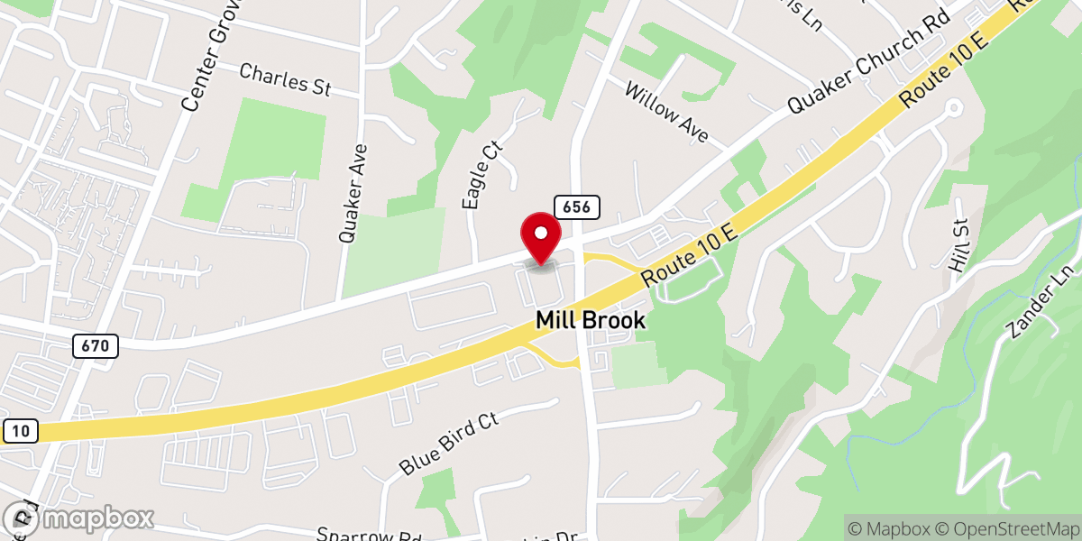 Map showing location of Presbytery of the Highlands of New Jersey