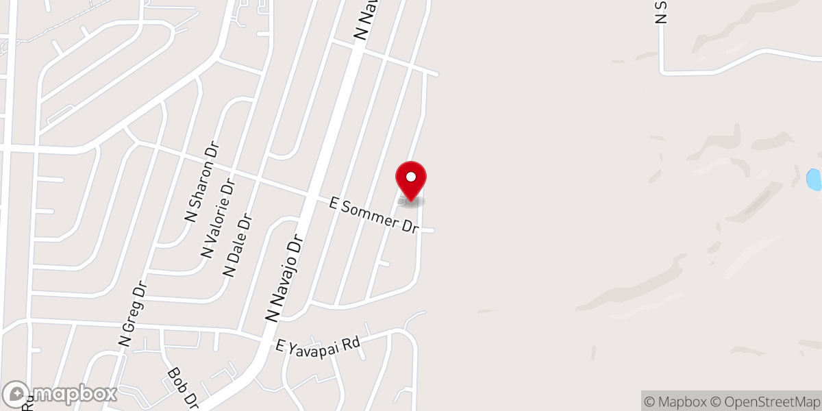 Map showing location of Prescott Valley United Methodist