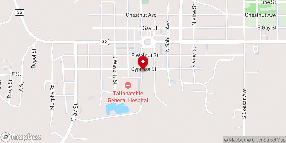 Map showing location of Price John