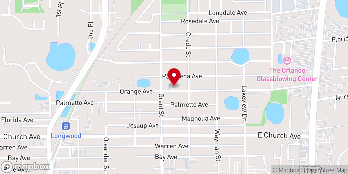 Map showing location of Promise Church