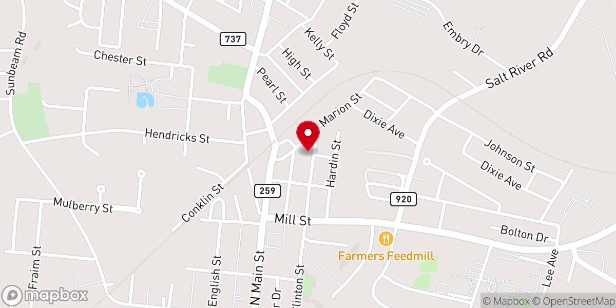Map showing location of Promise Land Academy