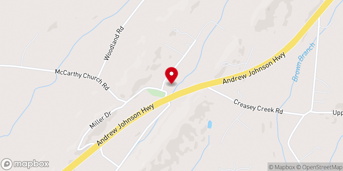 Map showing location of Promiseland Missionary Baptist Church