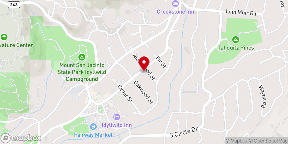Map showing location of Queen-Angels Catholic Church