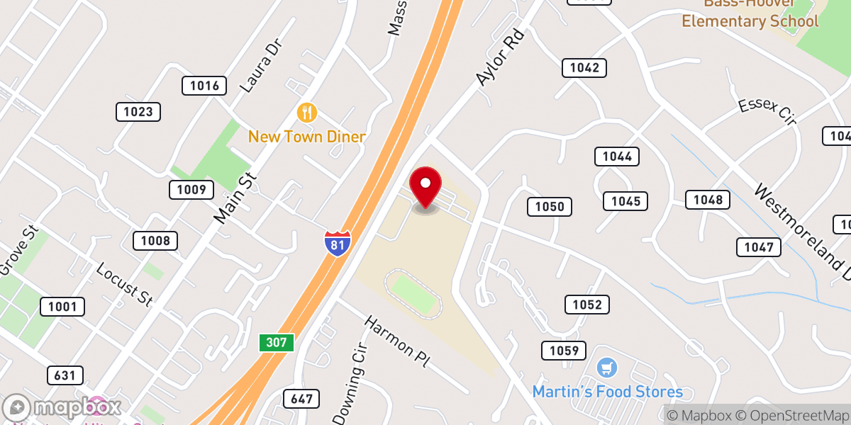 Map showing location of R5 Bible Church