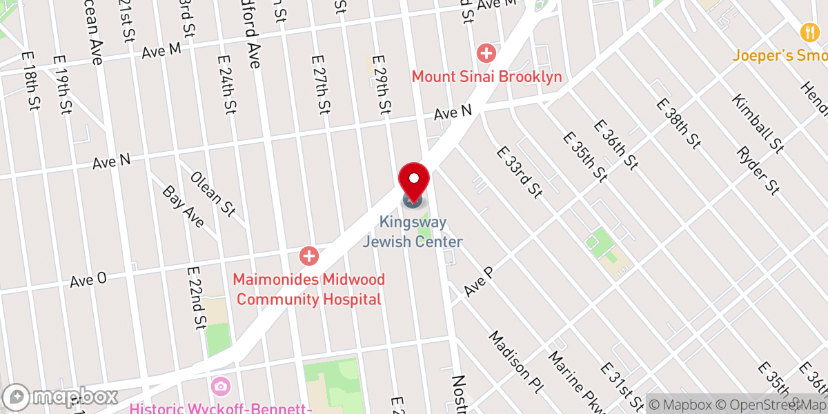 Map showing location of Rabbi Arieh's Shul