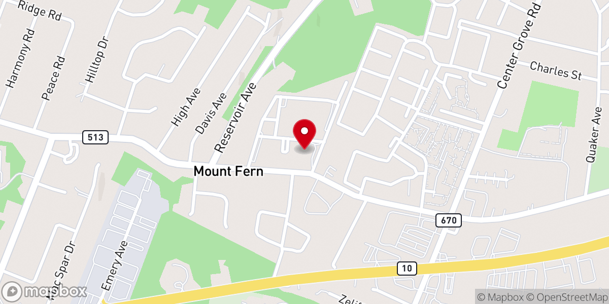 Map showing location of Randolph Village