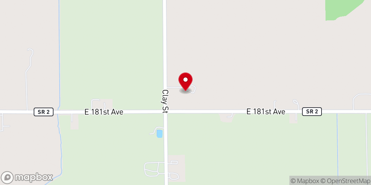 Map showing location of Range Line Presbyterian Church