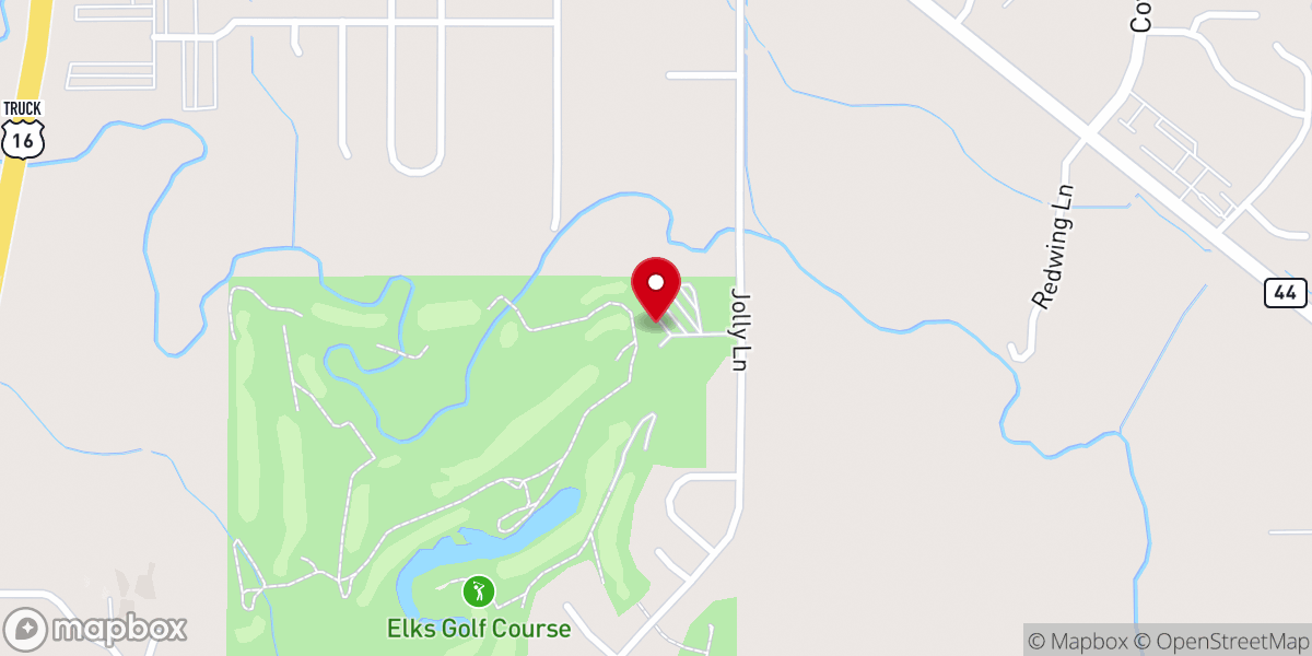 Map showing location of Rapid City Elks Lodge #1187