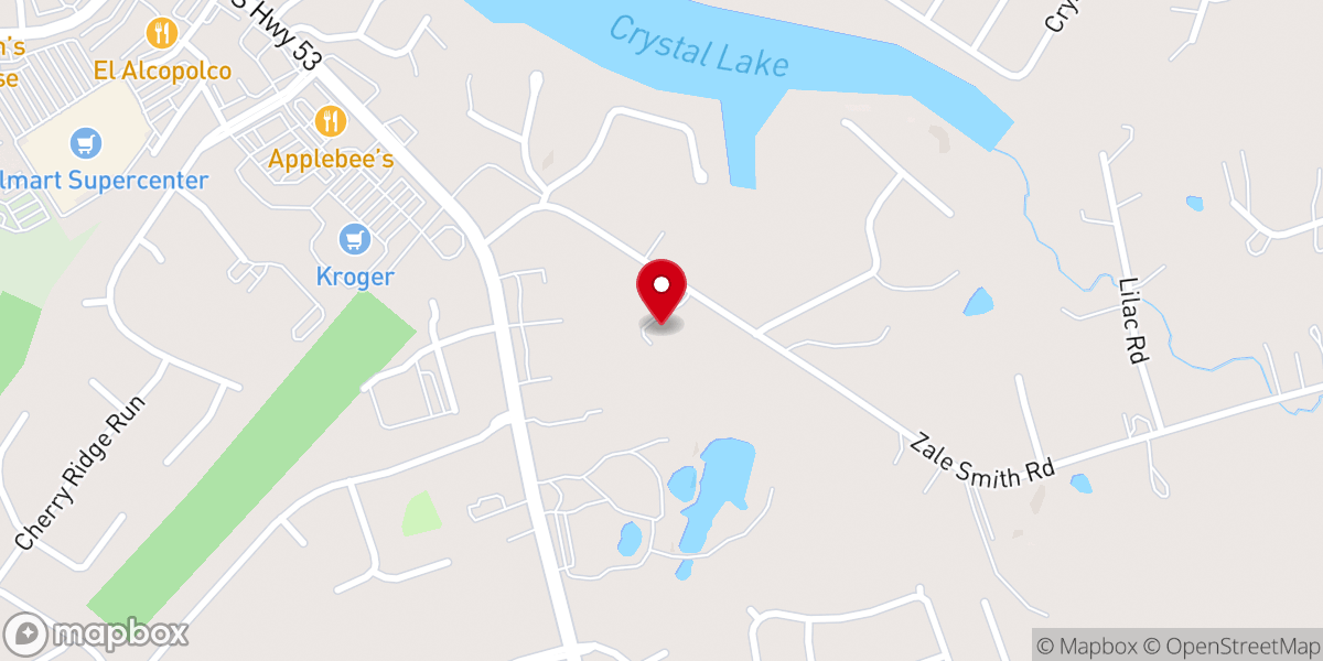 Map showing location of Real Family Church