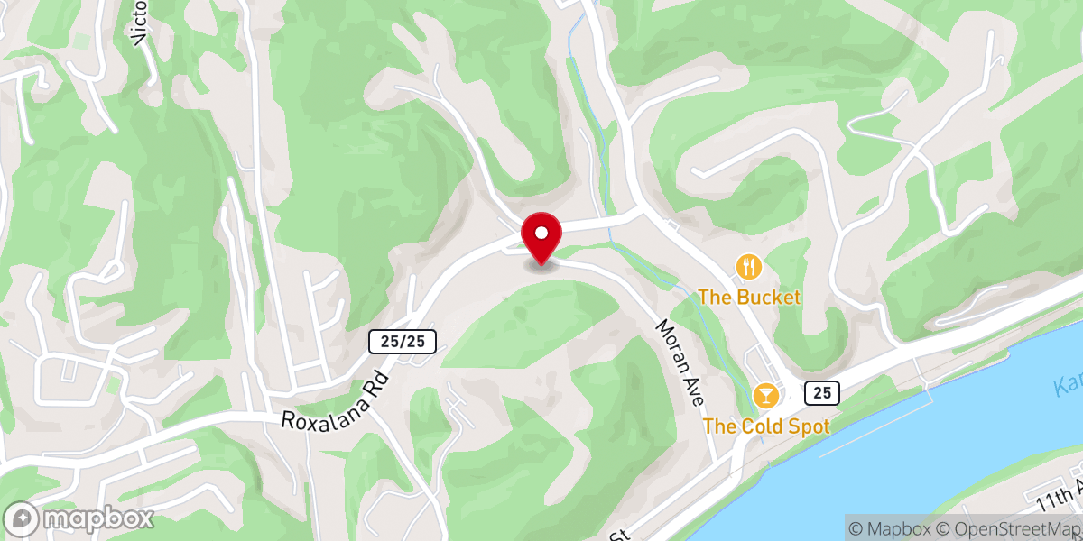 Map showing location of Rebecca Chapel Church