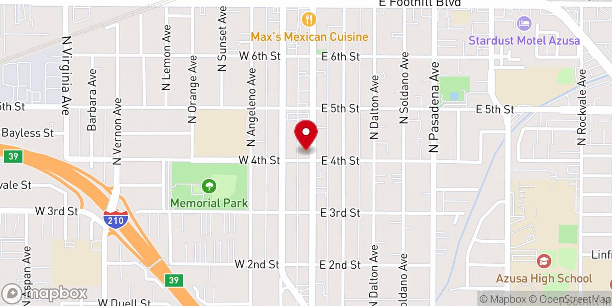 Map showing location of Redeemed Life Church