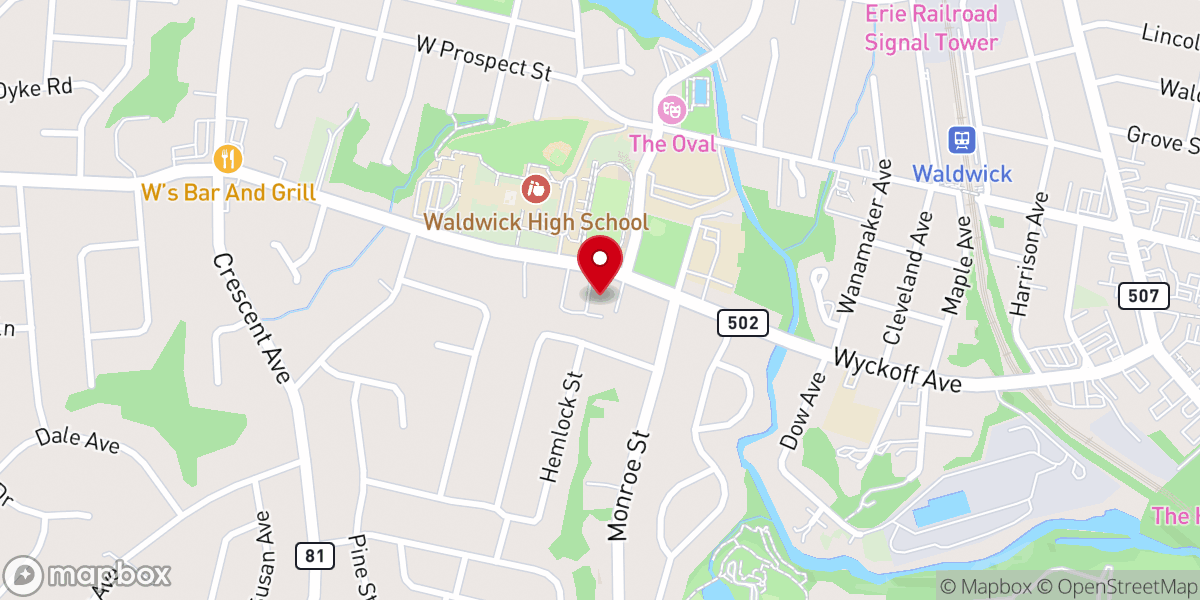 Map showing location of Redeemer MTC