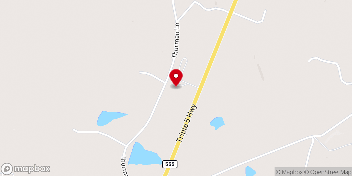 Map showing location of Redemption Point Church of God