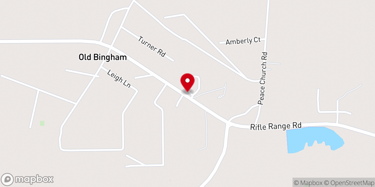 Map showing location of Redland Hills Church
