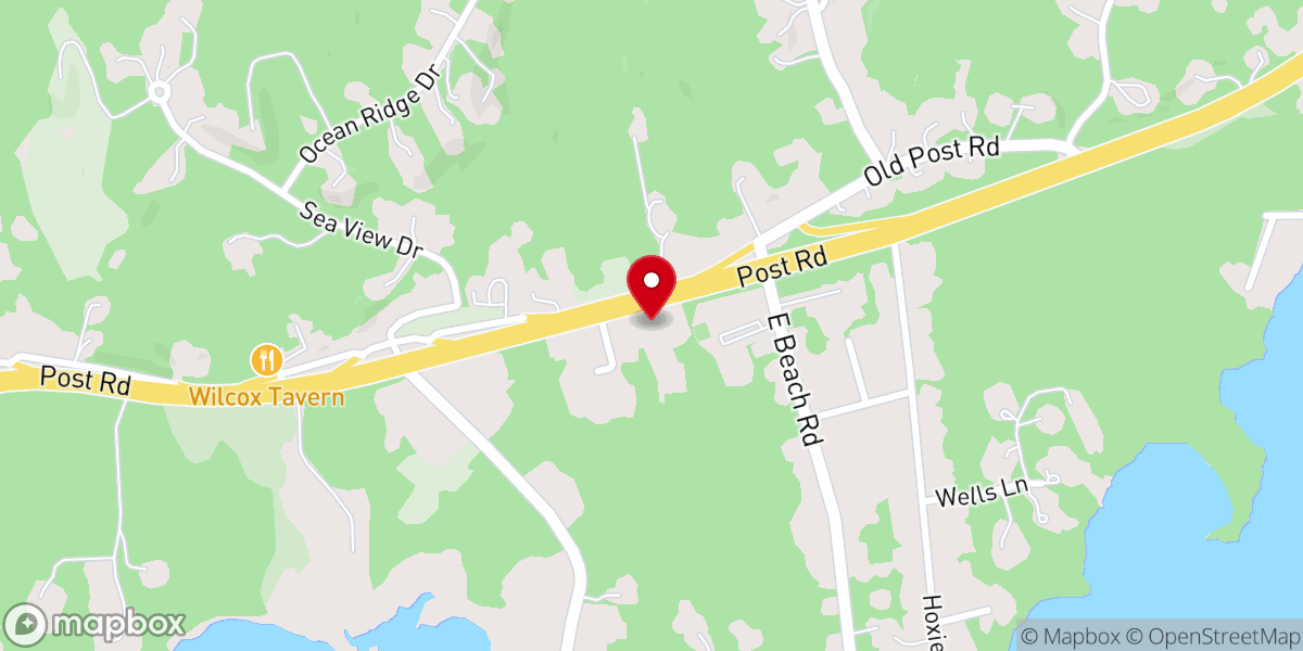 Map showing location of Refuge Baptist Community Church