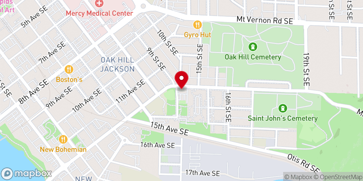 Map showing location of Refuge City Church
